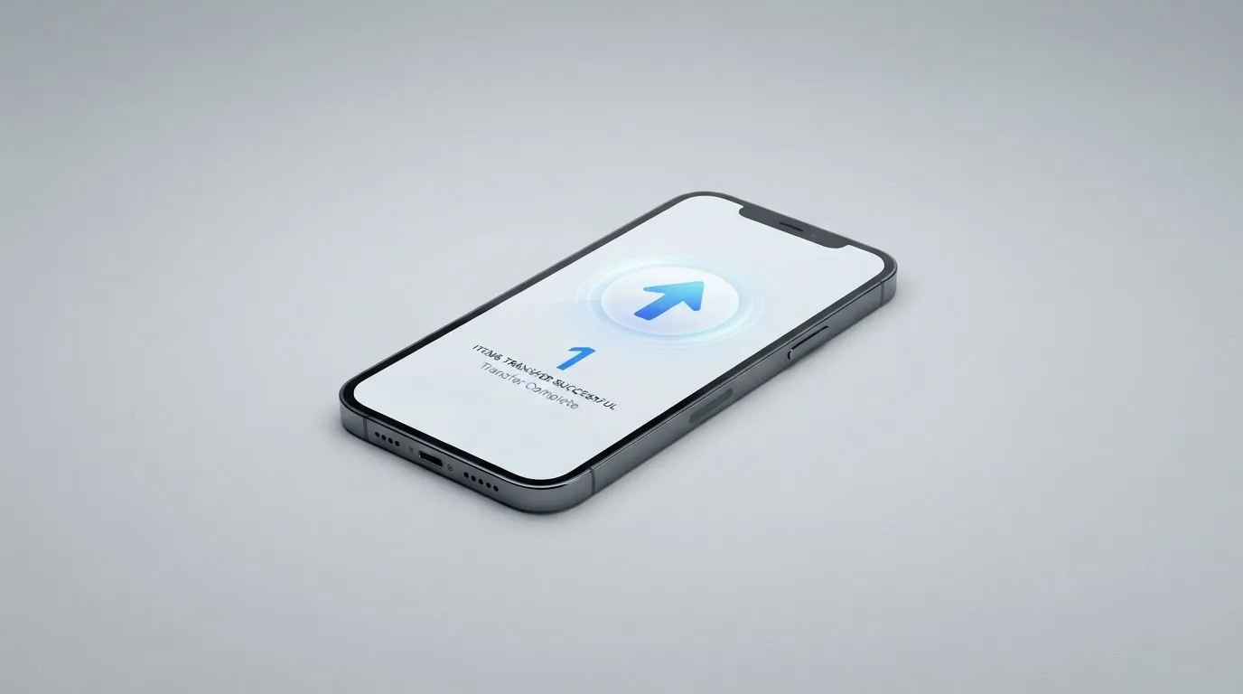A phone showing a stablecoin transfer screen