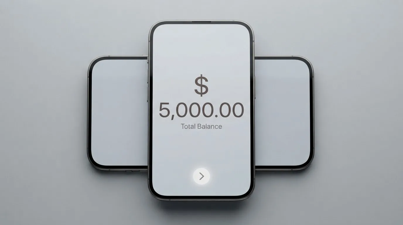 A phone showing a stablecoin transfer screen