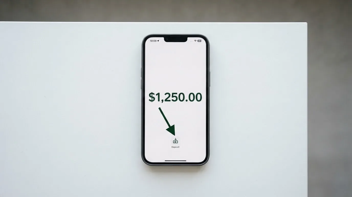 A phone showing a stablecoin transfer screen