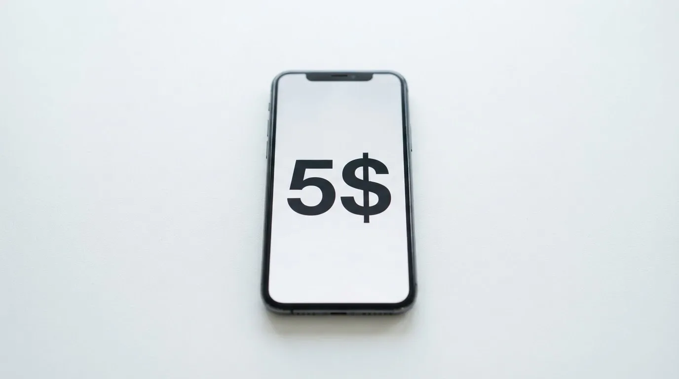 A phone showing a stablecoin transfer screen