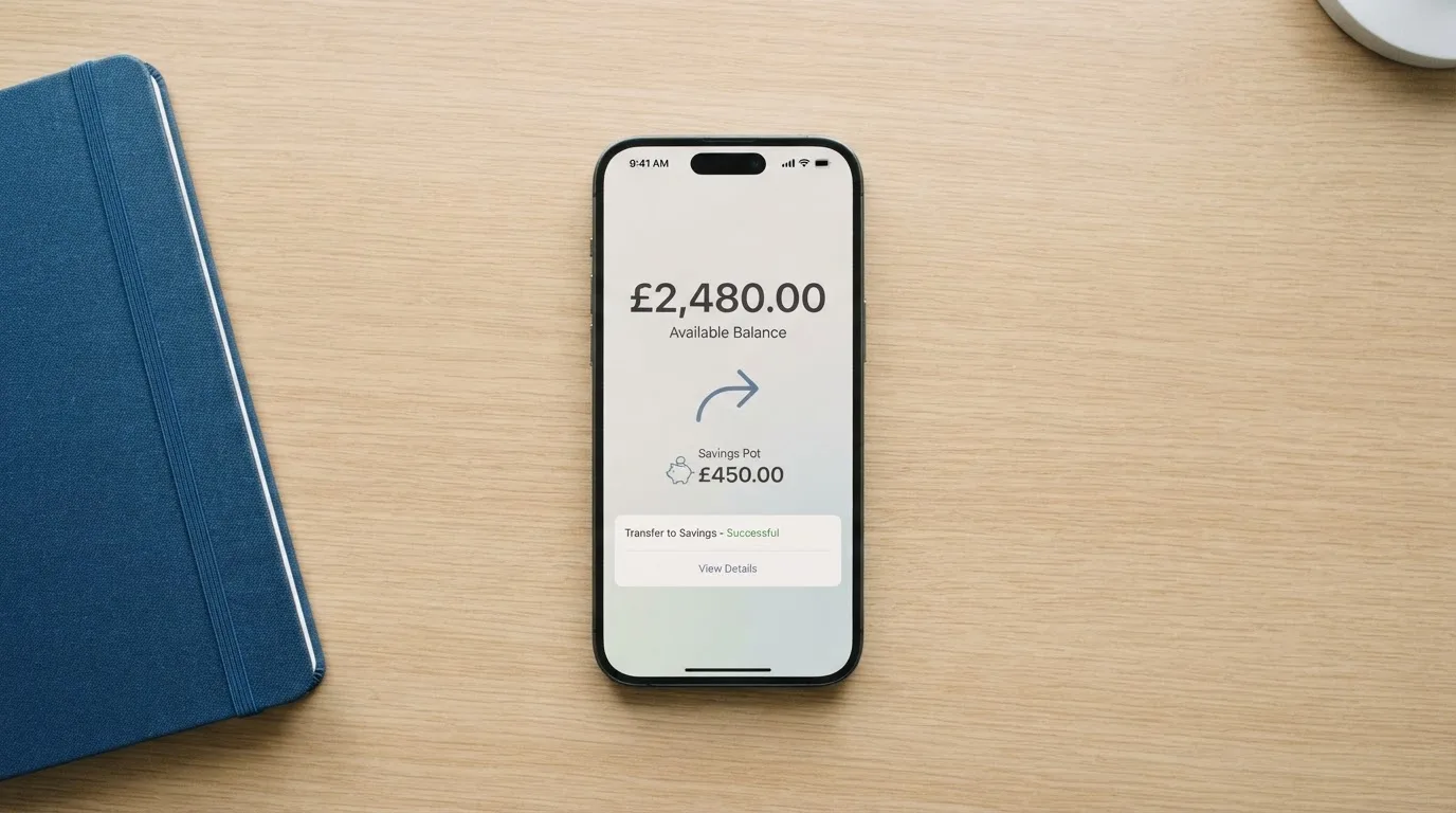 A phone showing a stablecoin transfer screen
